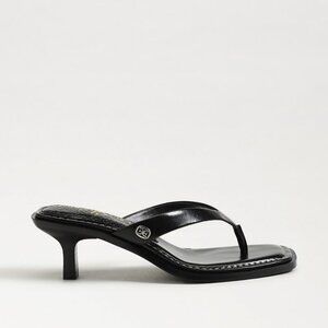 Sam Edelman Dollie Thong Sandal - Black Leather - Size: 8.5